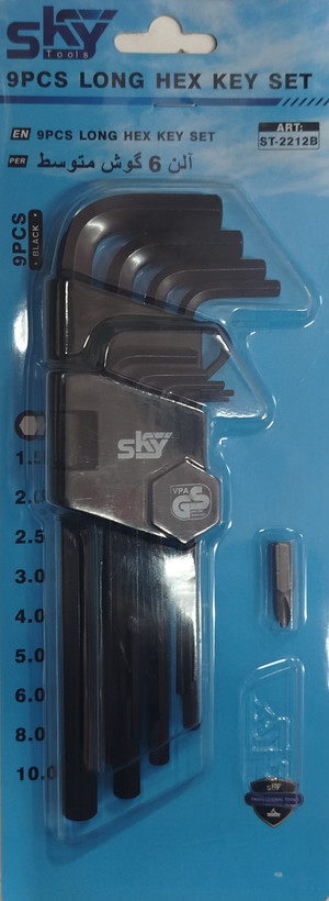 آلن شیش گوش متوسط SKY مدل ST-2212B