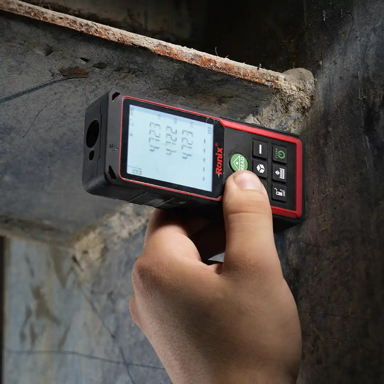 متر لیزری رونیکس مدل RH-9353G برد 100 متر