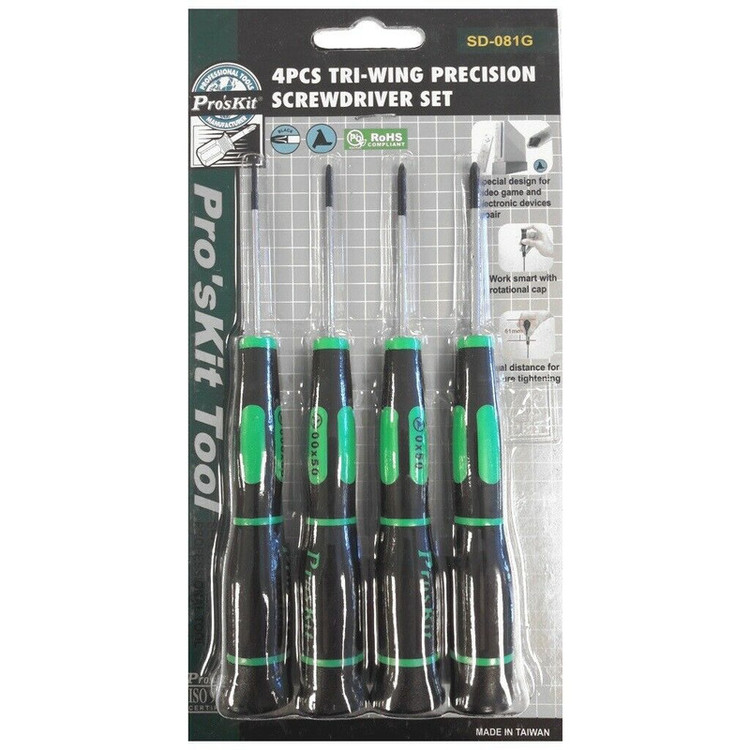 مجموعه 4 عددی پیچ گوشتی پروسکیت مدل SD-081G