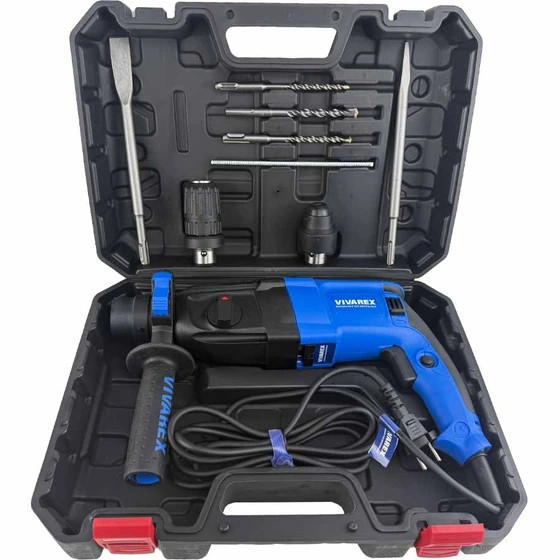دریل بتن کن چهار شیار 26 میلیمتری 800 وات ویوارکس مدل VR 8026 PLUS-RH